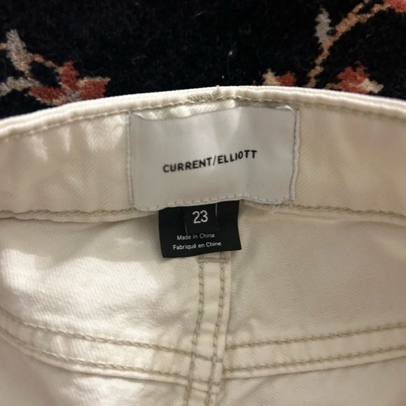 Current/Elliot Cream Jeans - Picture 5 of 7
